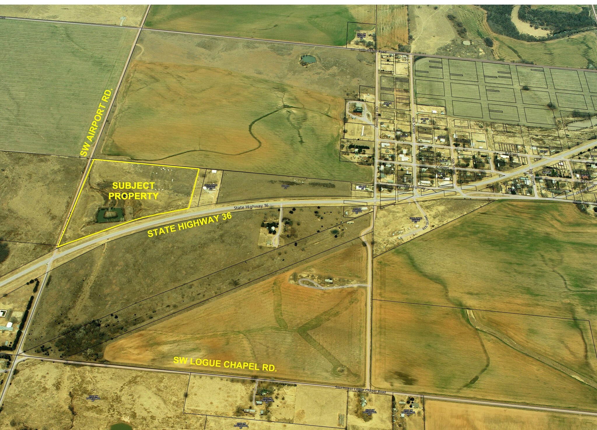 Highway 36 & Airport Rd, Faxon, OK à vendre Photo principale– Image 1 sur 2