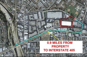 540-550 N Oak St, Inglewood, CA - VUE AÉRIENNE  vue de carte