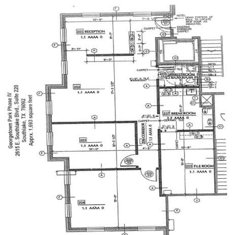 2615 E Southlake Blvd, Southlake, TX à louer Plan d’étage– Image 1 sur 1