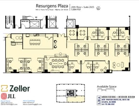 945 E Paces Ferry Rd NE, Atlanta, GA à louer Plan d’étage– Image 1 sur 1