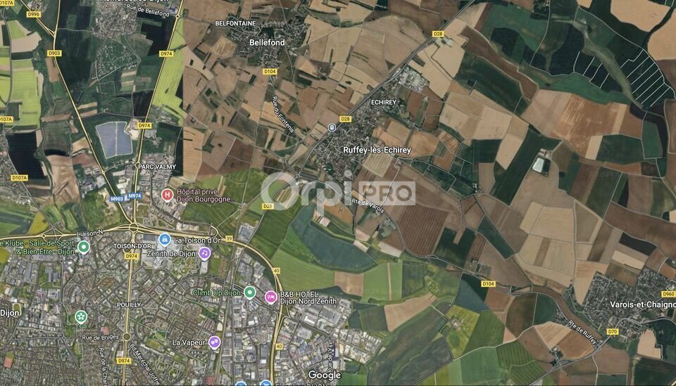 Terrain dans Ruffey-lès-Echirey à louer - Aérien – Image 2 sur 2