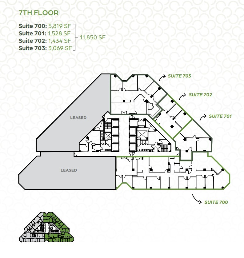 7500 Old Georgetown Rd, Bethesda, MD à louer Plan d’étage– Image 1 sur 1