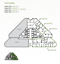 7500 Old Georgetown Rd, Bethesda, MD à louer Plan d’étage– Image 1 sur 1