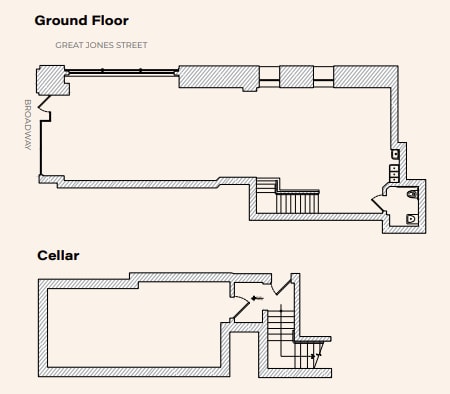 682 Broadway, New York, NY à louer Plan d’étage– Image 1 sur 4