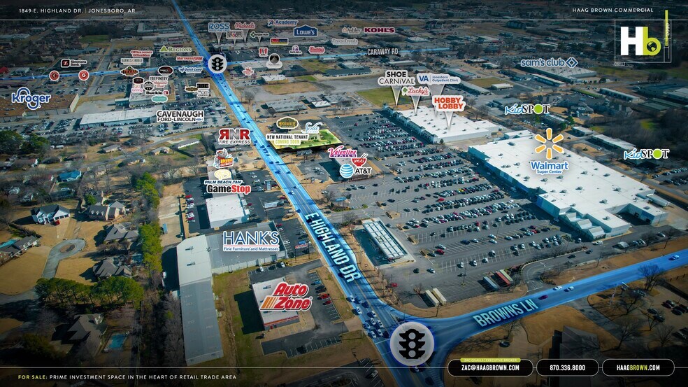 1849 E Highland Dr, Jonesboro, AR à vendre - Photo de l’immeuble – Image 3 sur 5