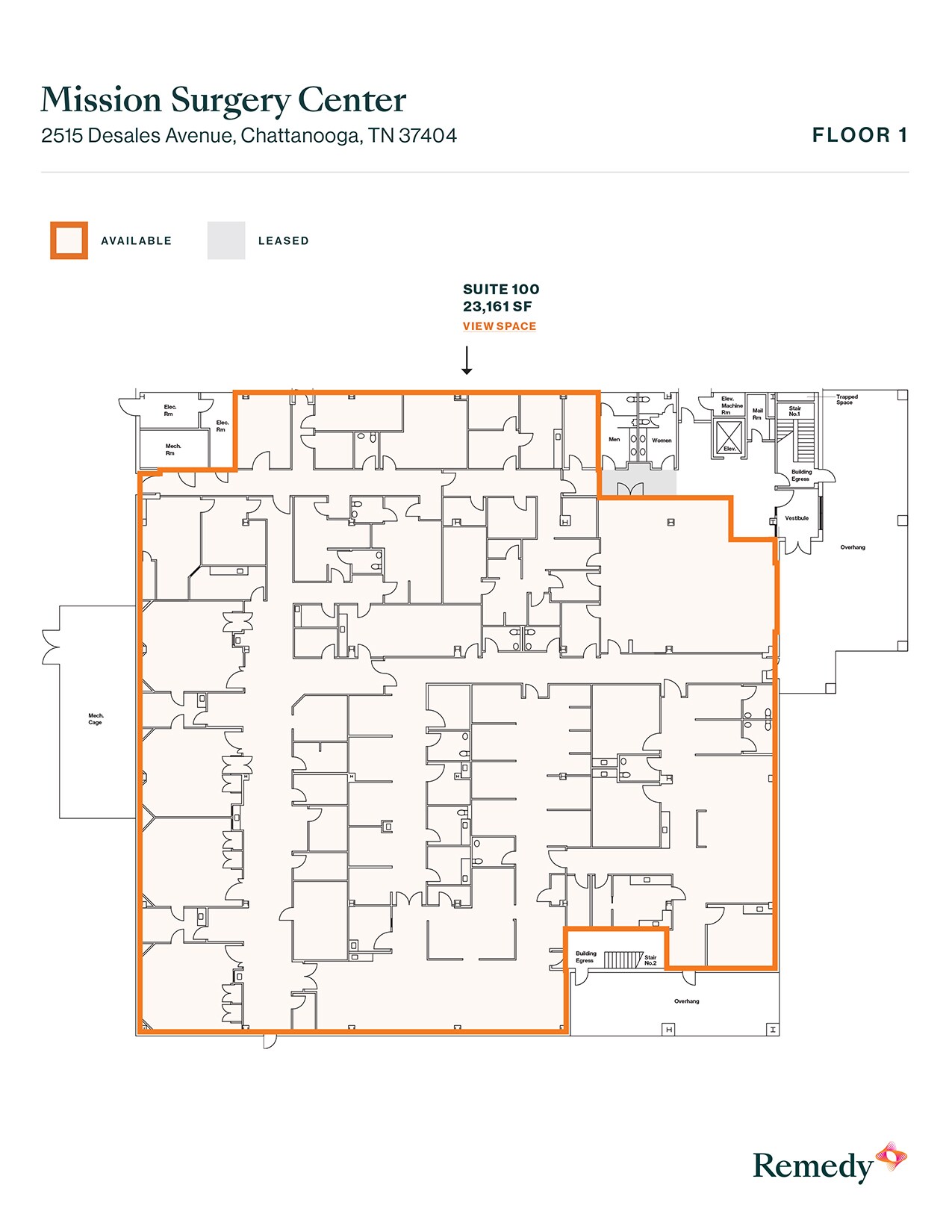 2515 DeSales Ave, Chattanooga, TN à louer Plan d’étage– Image 1 sur 1