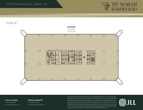 717 N Harwood St, Dallas, TX à louer Plan d’étage– Image 1 sur 1