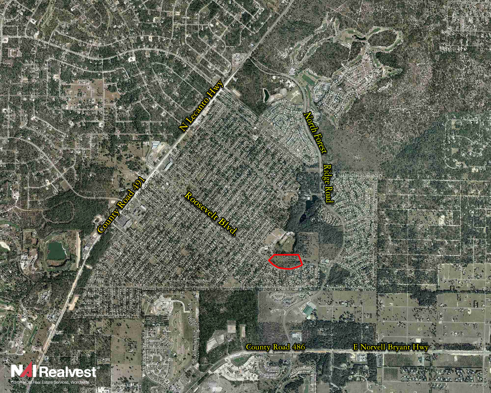 Roosevelt Blvd & N Forest Ridge Blvd, Beverly Hills, FL à vendre Photo de l’immeuble– Image 1 sur 2
