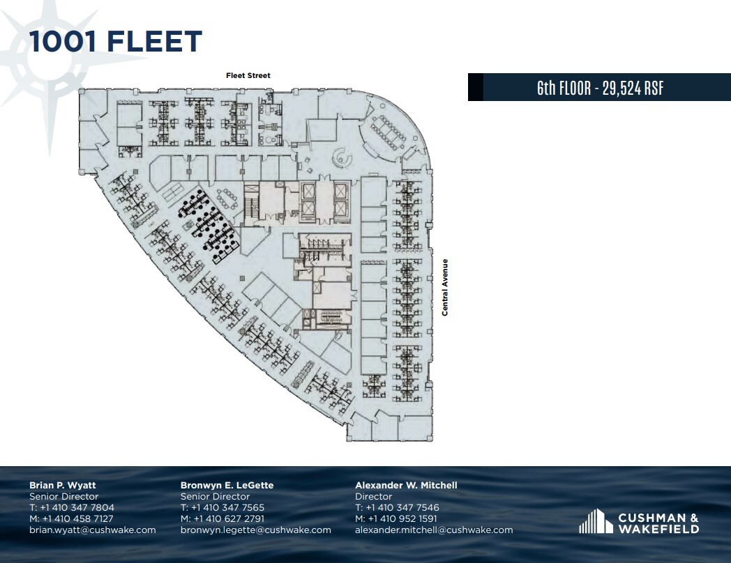100 International Dr, Baltimore, MD à louer Plan d’étage– Image 1 sur 1