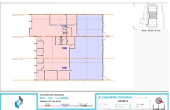 100-132 Abbie Ave, Kansas City, KS à louer Plan d’étage– Image 1 sur 1