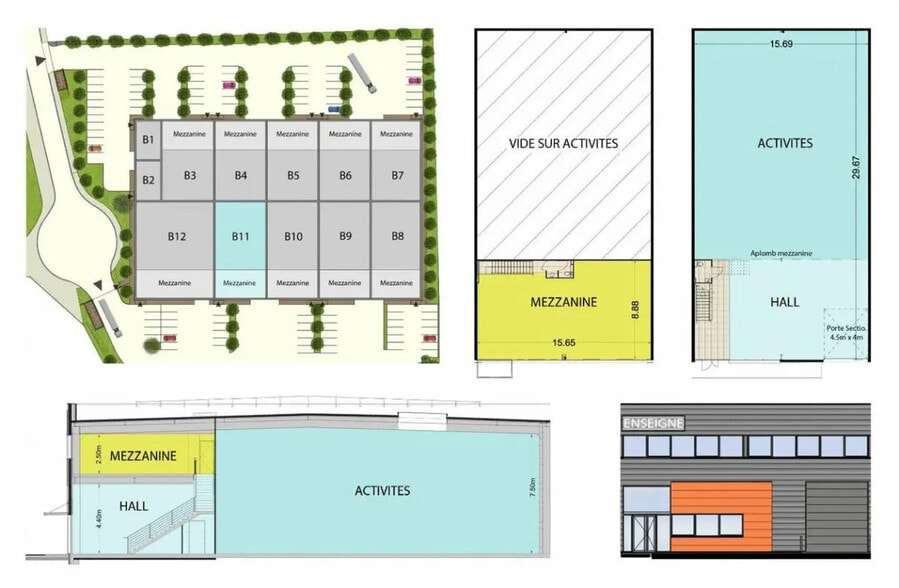 Bureau dans Croix à louer - Plan d’étage – Image 3 sur 6