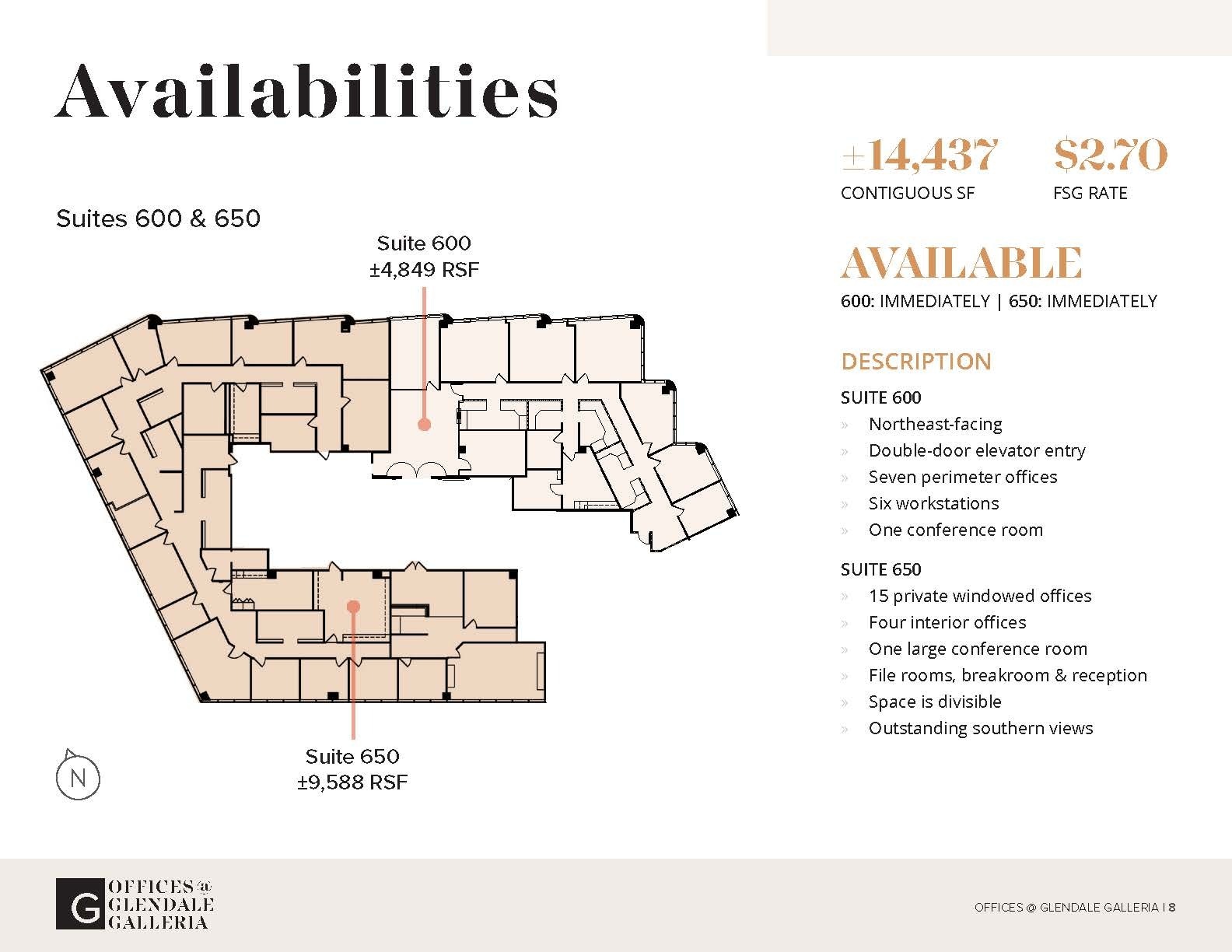 100 W Broadway, Glendale, CA à louer Plan d’étage– Image 1 sur 1