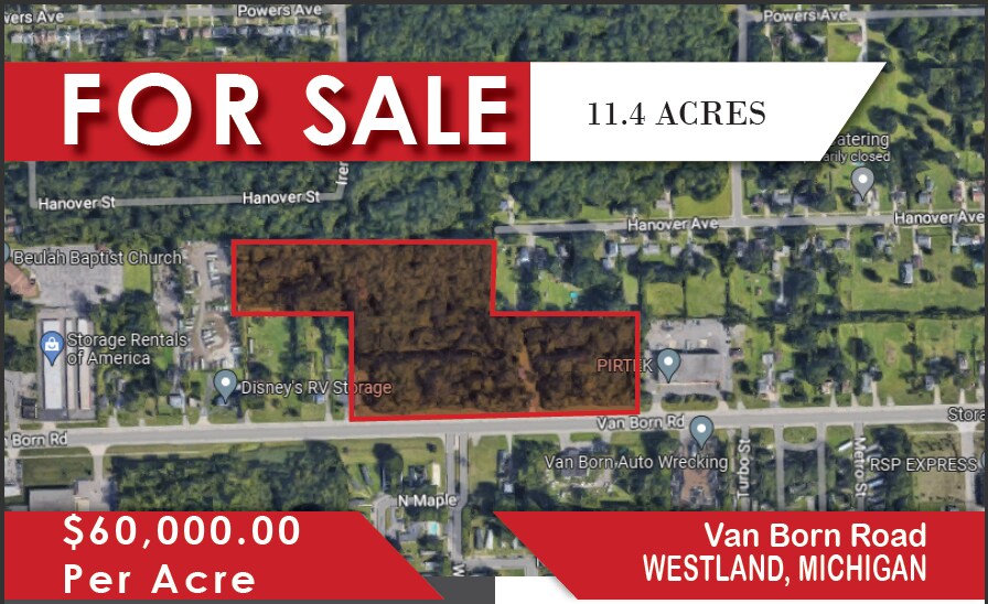 0 Van Born Rd, Westland, MI à vendre - Photo de l’immeuble – Image 1 sur 1