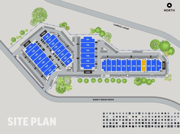 6310 Nancy Ridge Dr, San Diego, CA à louer Plan de site– Image 1 sur 2