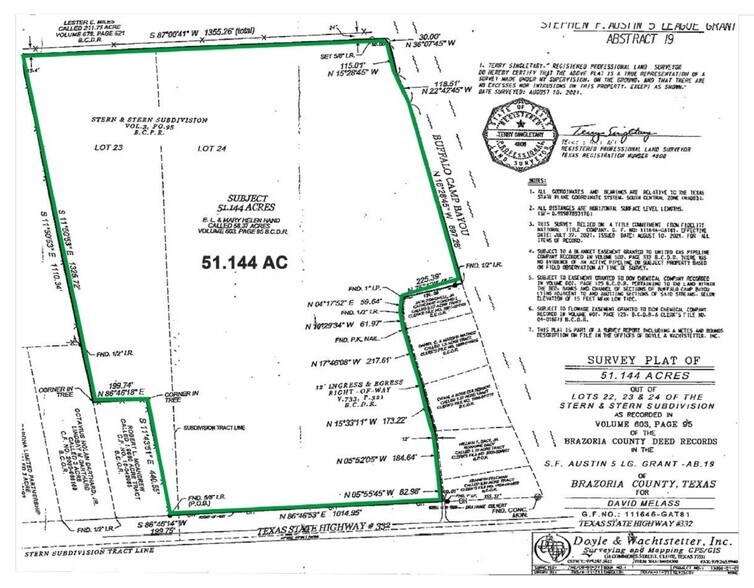 000 Texas 332, Lake Jackson, TX à vendre - Plan cadastral – Image 3 sur 5