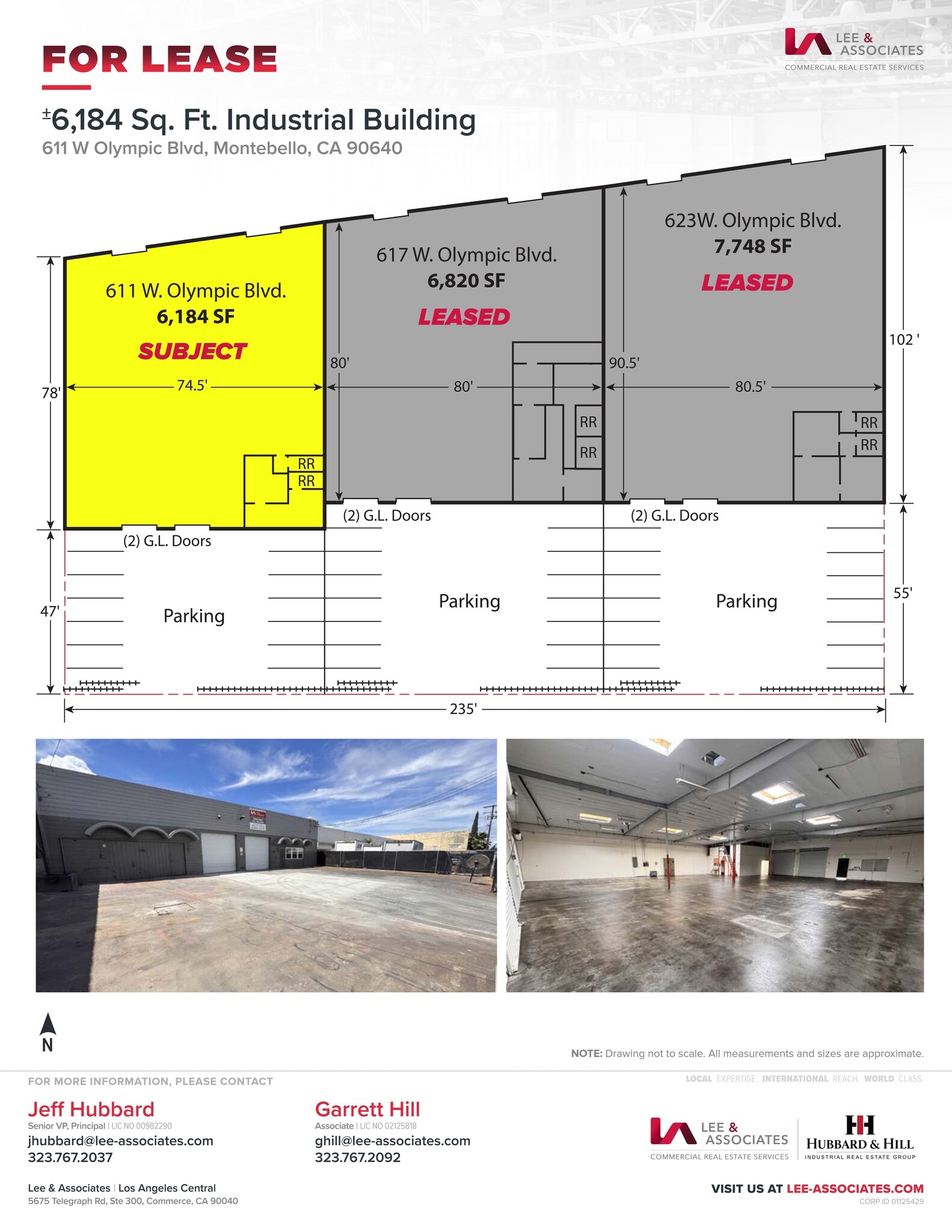 611-623 W Olympic Blvd, Montebello, CA à louer Plan de site– Image 1 sur 2