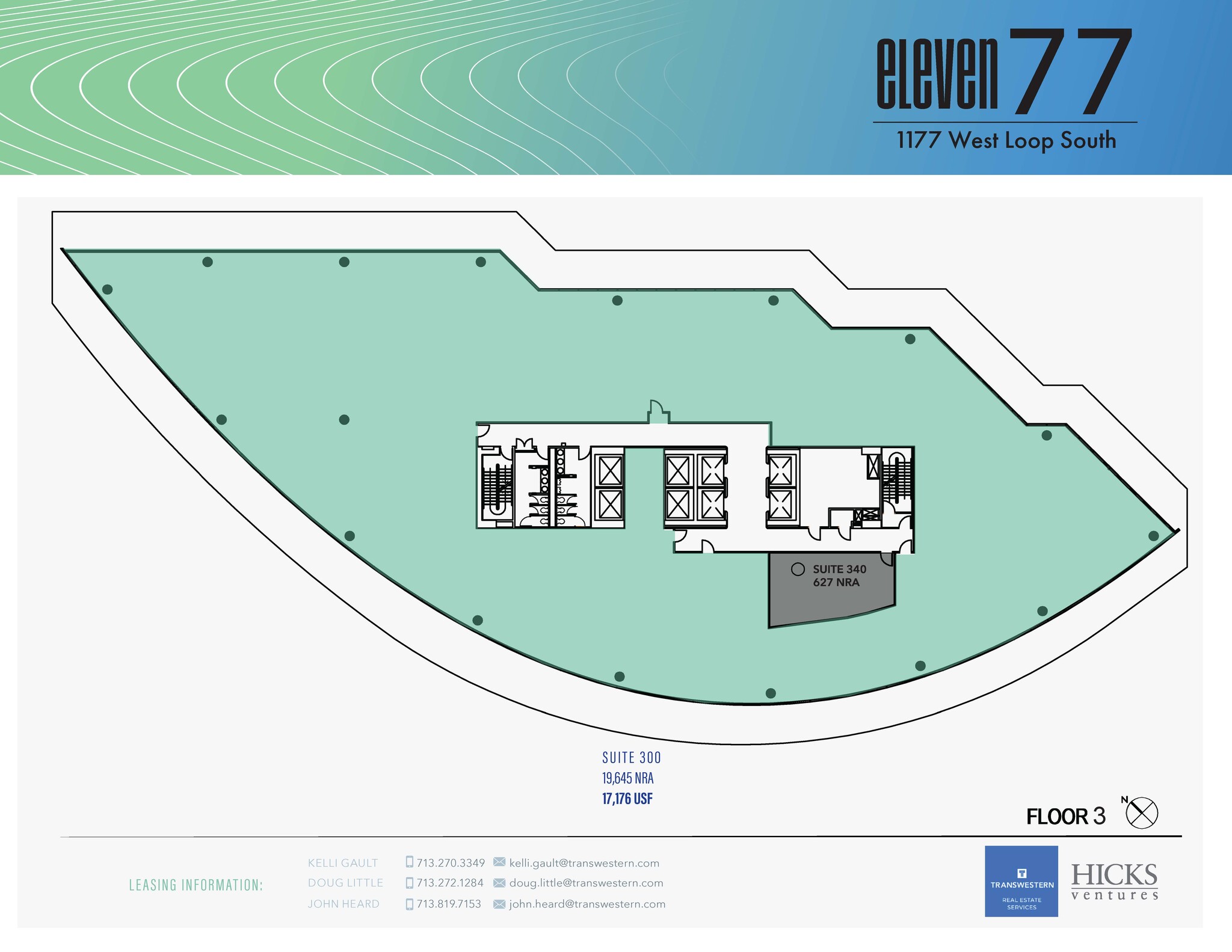 1177 West Loop S, Houston, TX à louer Plan d’étage– Image 1 sur 3