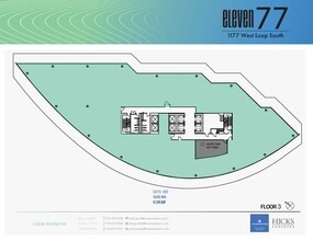 1177 West Loop S, Houston, TX à louer Plan d’étage– Image 1 sur 3