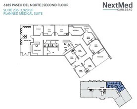 6183 Paseo del Norte, Carlsbad, CA à louer Plan d’étage– Image 1 sur 1