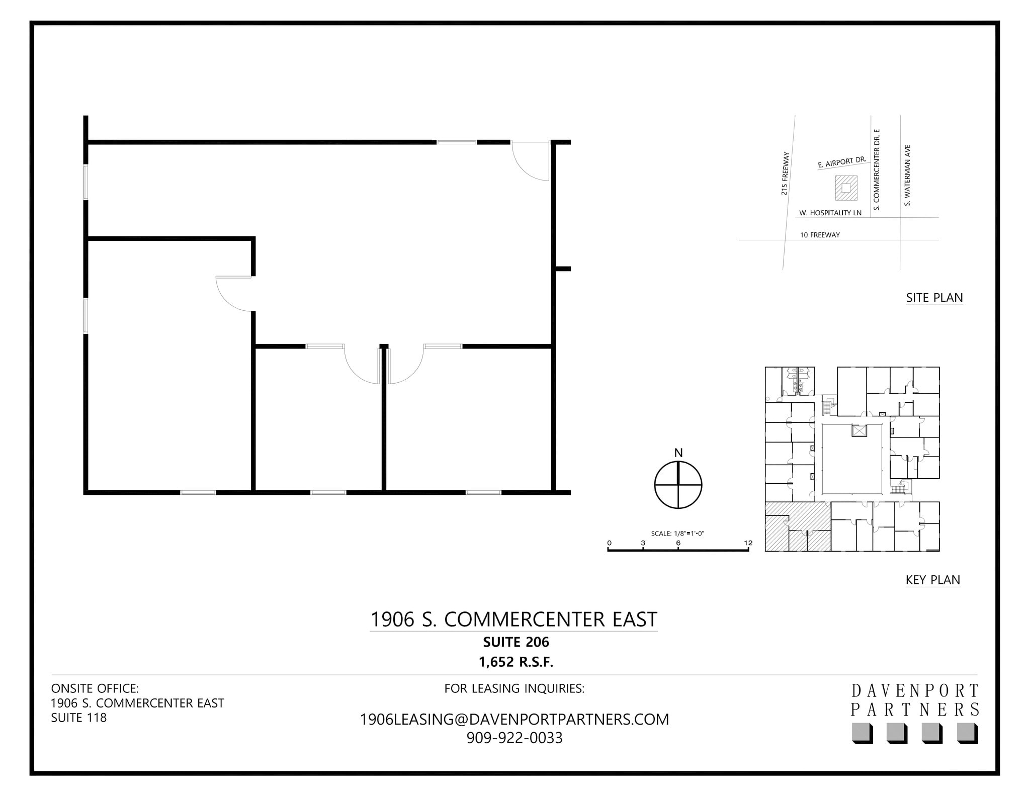 1906 S Commercenter East, San Bernardino, CA à louer Plan de site– Image 1 sur 1