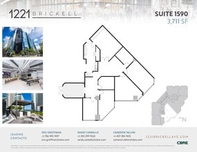 1221 Brickell Ave, Miami, FL à louer Plan de site– Image 1 sur 1