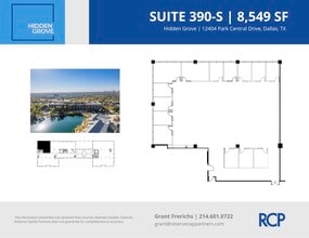 12404 Park Central Dr, Dallas, TX à louer Plan d’étage– Image 2 sur 3