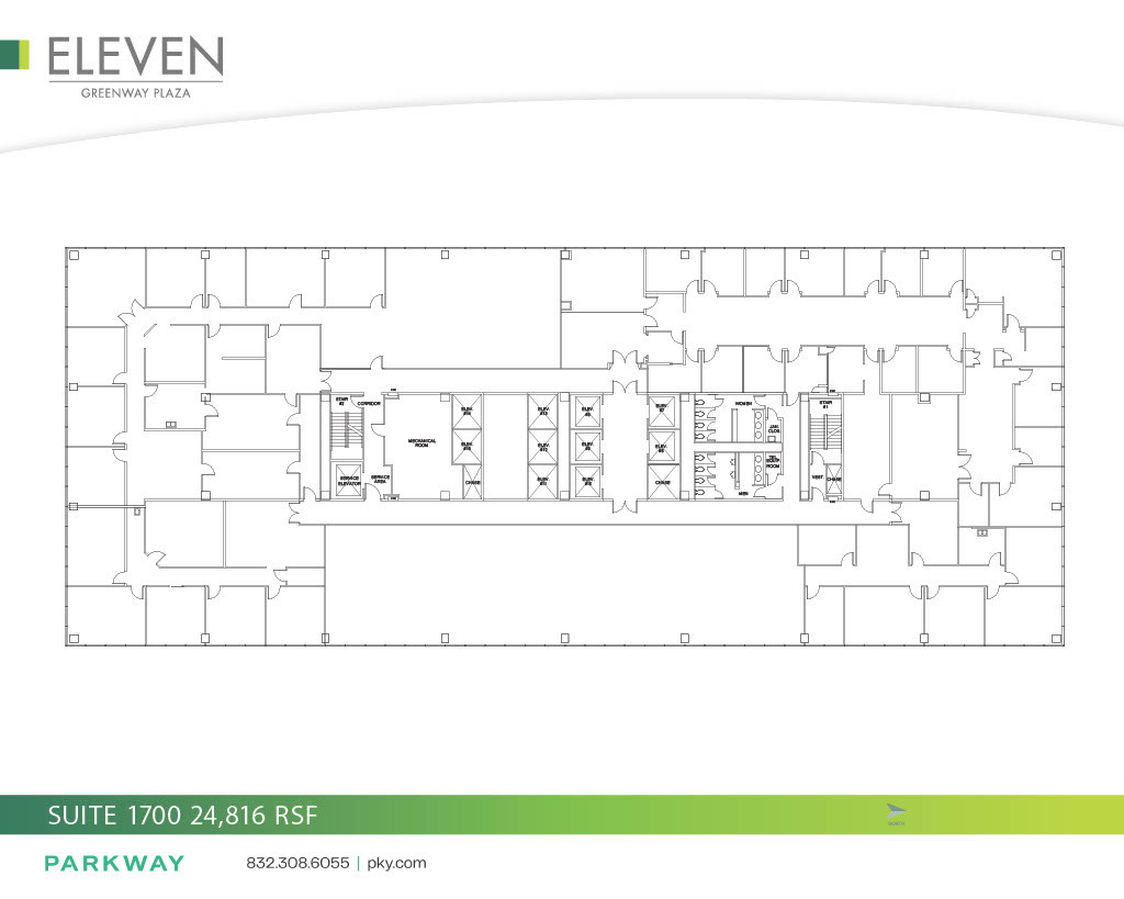 11 Greenway Plz, Houston, TX à louer Plan d’étage– Image 1 sur 1