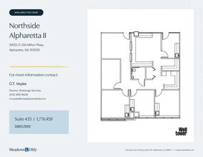 3400 Old Milton Pky, Alpharetta, GA à louer Plan de site– Image 1 sur 7