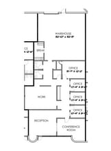 2245 W University Dr, Tempe, AZ à louer Plan d’étage– Image 1 sur 1