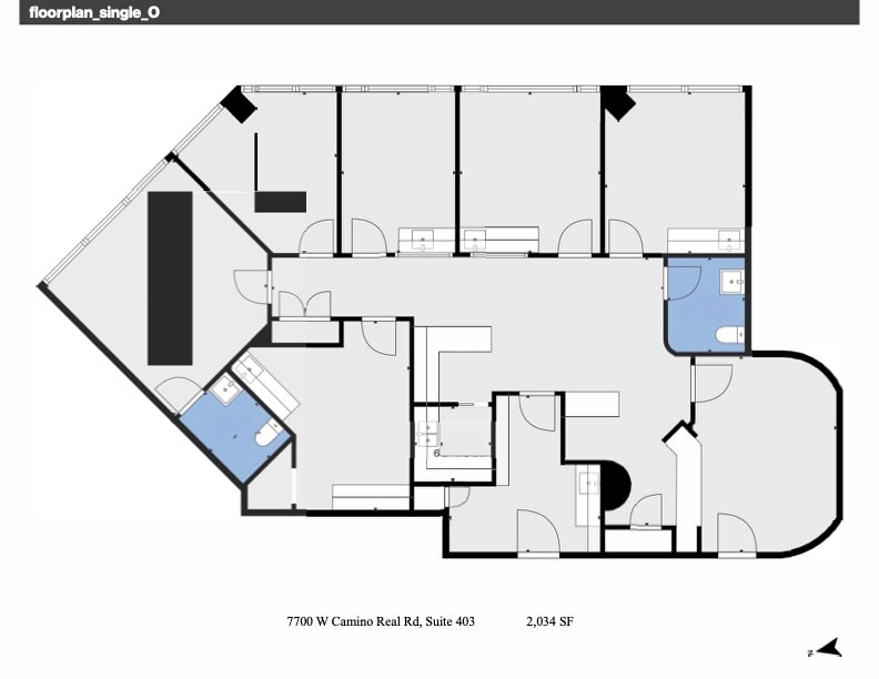 7100 W Camino Real, Boca Raton, FL à louer Plan d’étage– Image 1 sur 36