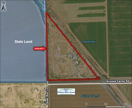 Arizona Farms Rd & Quail Run Rd, Florence, AZ - Vue aérienne  vue de carte - Image1