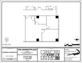 3025 S Parker Rd, Aurora, CO à louer Plan d’étage– Image 1 sur 1