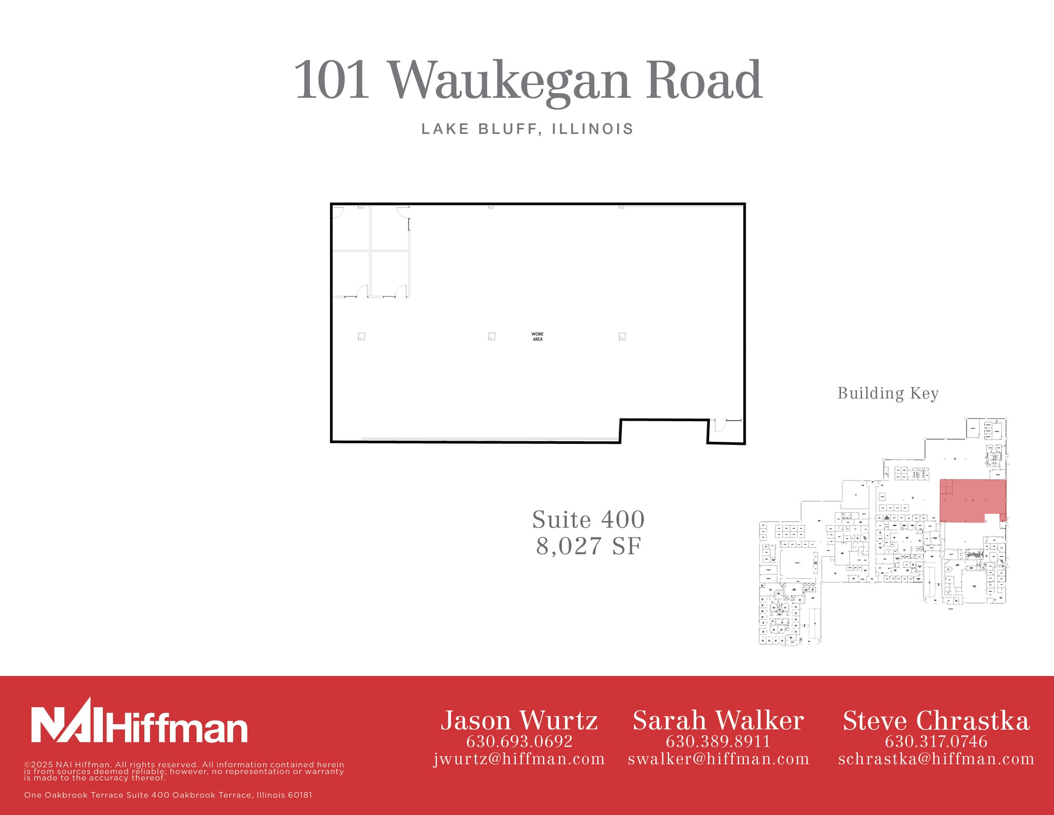 101 Waukegan Rd, Lake Bluff, IL à louer Plan d’étage– Image 1 sur 2