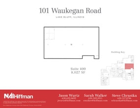 101 Waukegan Rd, Lake Bluff, IL à louer Plan d’étage– Image 1 sur 2