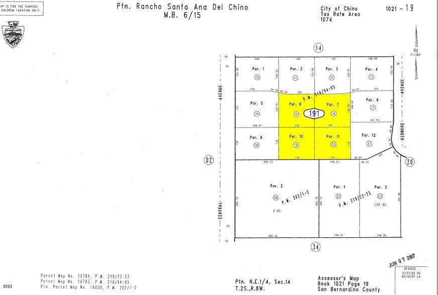 13959 Central Ave, Chino, CA à louer - Plan cadastral – Image 2 sur 18