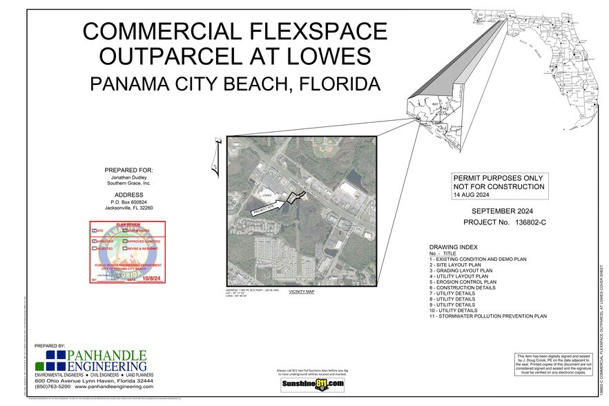 11697 Panama City Beach Pky, Panama City Beach, FL à louer - Plan de site – Image 2 sur 2