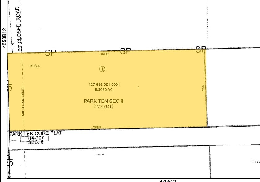 15310 Park Row, Houston, TX à vendre - Plan cadastral – Image 3 sur 18