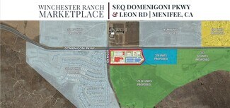 Plus de détails pour SEC Domenigoni Rd & Leon Rd, Winchester, CA - Local commercial à louer