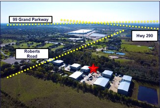 17543 Roberts Rd, Hockley, TX - Vue aérienne vue de carte