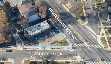 1927 Rhode Island Ave NE, Washington, DC - VUE AÉRIENNE  vue de carte