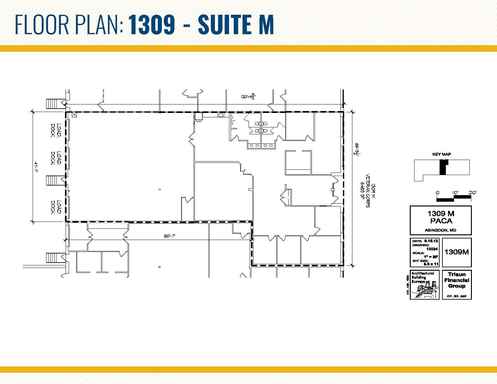 1301 Continental Dr, Abingdon, MD à louer Plan d’étage– Image 1 sur 1