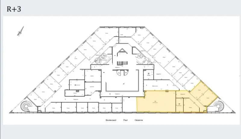 38 Boulevard Paul Cézanne, Guyancourt à louer Plan d’étage– Image 1 sur 4