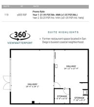 4110-4190 Mission Blvd, San Diego, CA à louer Plan d’étage– Image 1 sur 1