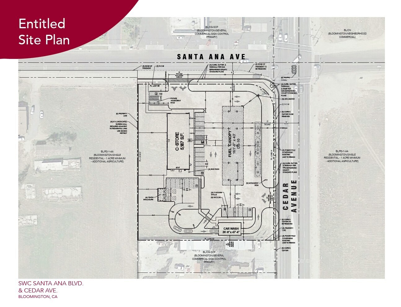10930 Cedar Ave, Bloomington, CA à louer Plan d’étage– Image 1 sur 2