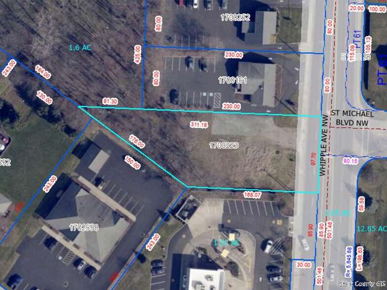 3445 Whipple Ave NW, Canton, OH à vendre - Aérien – Image 2 sur 8