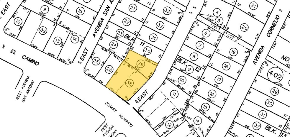 1925 S El Camino Real, San Clemente, CA à vendre - Plan cadastral – Image 3 sur 32