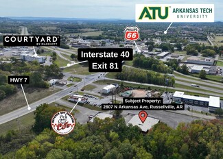 Plus de détails pour 2807 N Arkanasas Ave, Russellville, AR - Local commercial à vendre