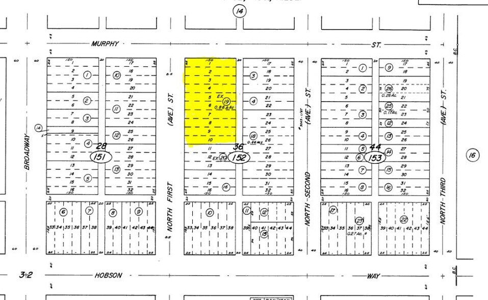 200 E Murphy St, Blythe, CA à louer - Plan cadastral – Image 1 sur 1