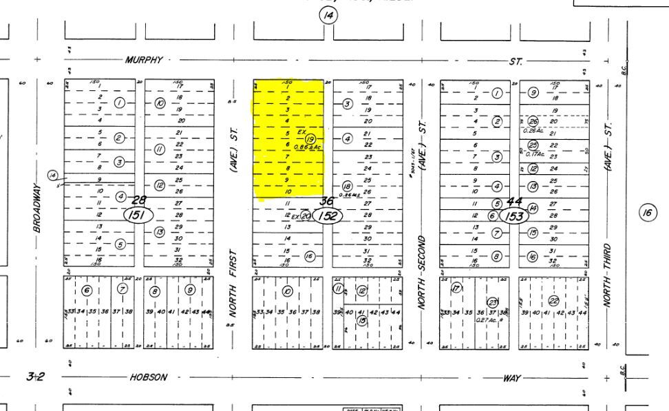 200 E Murphy St, Blythe, CA à louer Plan cadastral– Image 1 sur 2