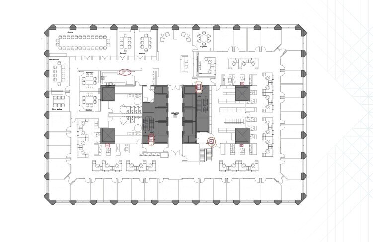 10020 100th St NW, Edmonton, AB à louer Plan d’étage– Image 1 sur 1